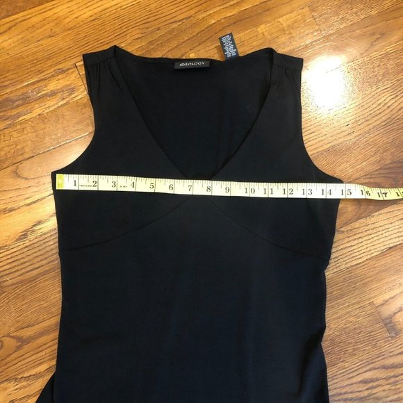 Ideology Midi Knee Length Womens Formal Night Evening Dress Black Sz XS - Picture 2 of 6